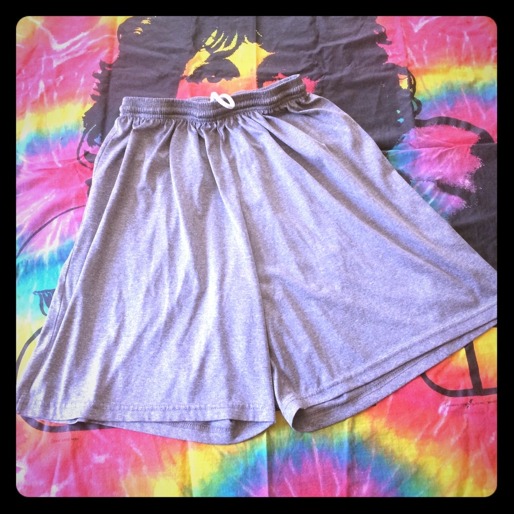 Grey basketball shorts